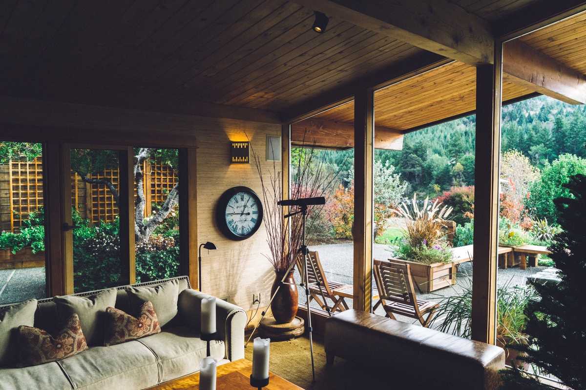 Dark and Moody Living Room